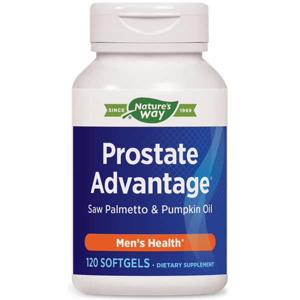 Prostate Advantage, Saw Palmetto + Pumpkin Seed Oil, 120 Softgels, Enzymatic Therapy