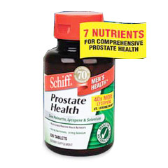 Prostate Health with Saw Palmetto, Lycopene & Selenium, 120 Capsules, Schiff