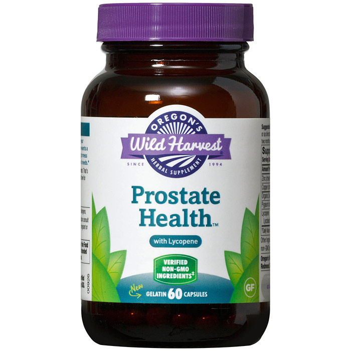 Prostate Health with Lycopene, 60 Capsules, Oregons Wild Harvest