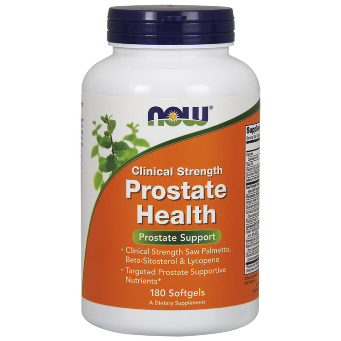 Prostate Health Clinical Strength, Value Size, 180 Softgels, NOW Foods