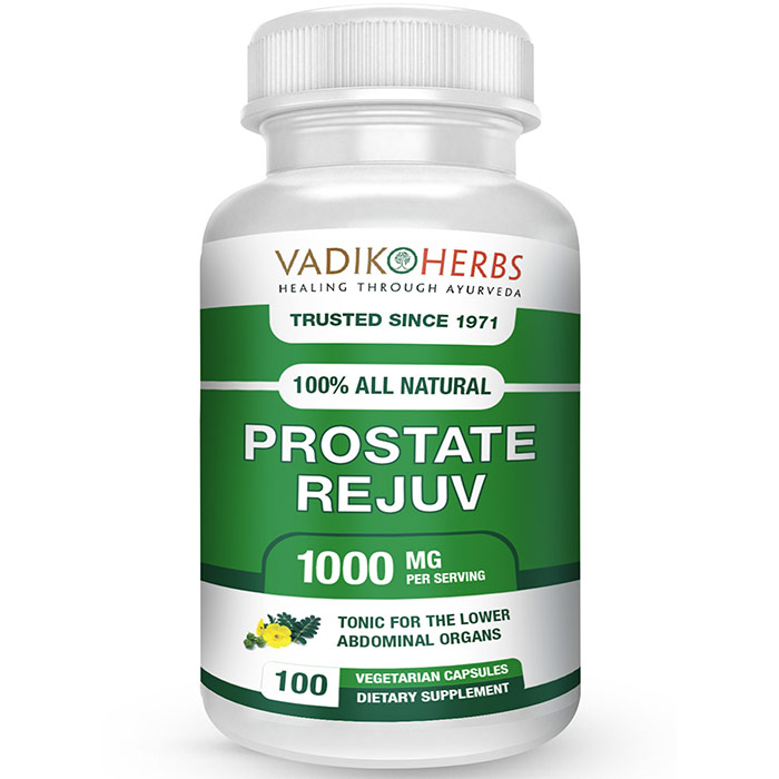 Prostate Rejuv, 60 Capsules, Vadik Herbs (Bazaar of India)