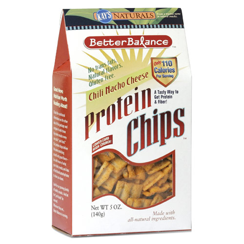 Protein Chips - Chili Nacho Cheese, 5 oz x 6 Boxes, Kays Naturals