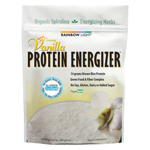 Protein Energizer Vanilla, Low-Carb Protein Powder, 10.7 oz, Rainbow Light