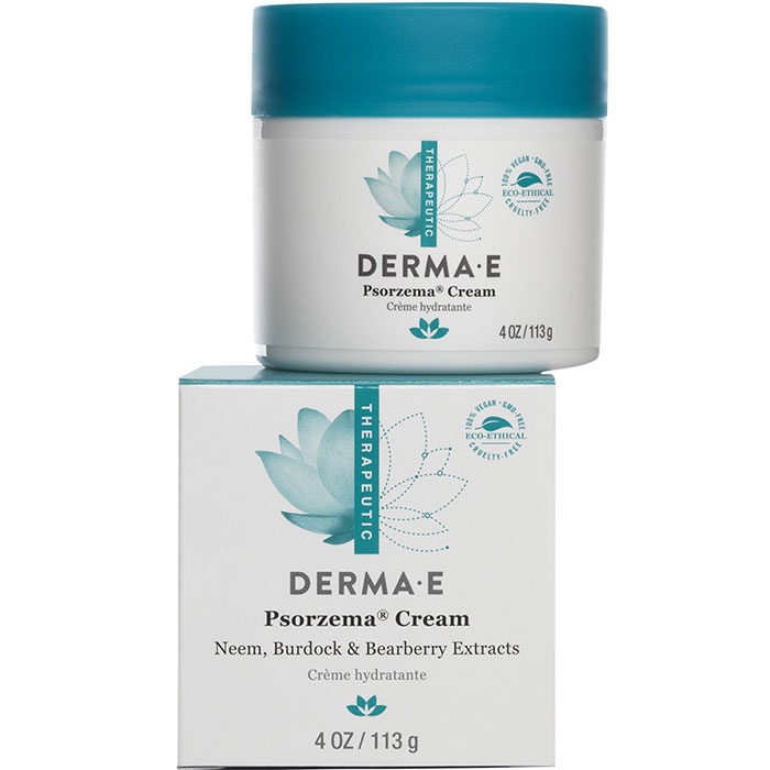 Derma E Psorzema Cream, Psoriasis & Eczema Natural Relief, 4 oz