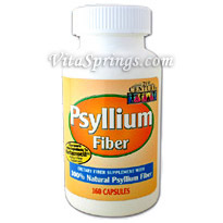 Psyllium Fiber Caps 160 Capsules, 21st Century Health Care