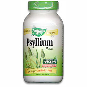 Psyllium Husks 525mg 180 vegicaps from Nature's Way