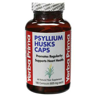 Psyllium Husks 180 capsules from Yerba Prima