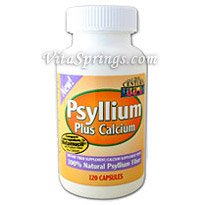 Psyllium Plus Calcium 120 Capsules, 21st Century Health Care