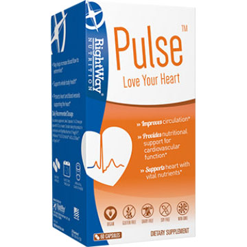 Pulse, Heart Health Supplement, 60 Capsules, Rightway Nutrition