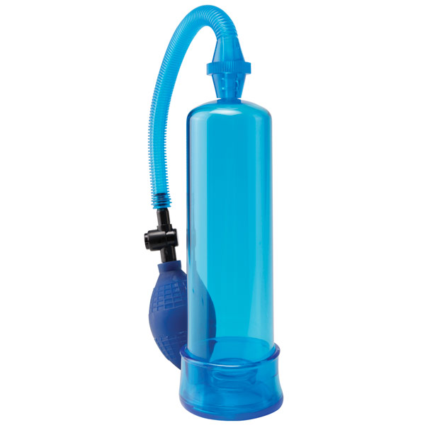 Pump Worx Beginners Power Penis Pump, Blue, Pipedream Products