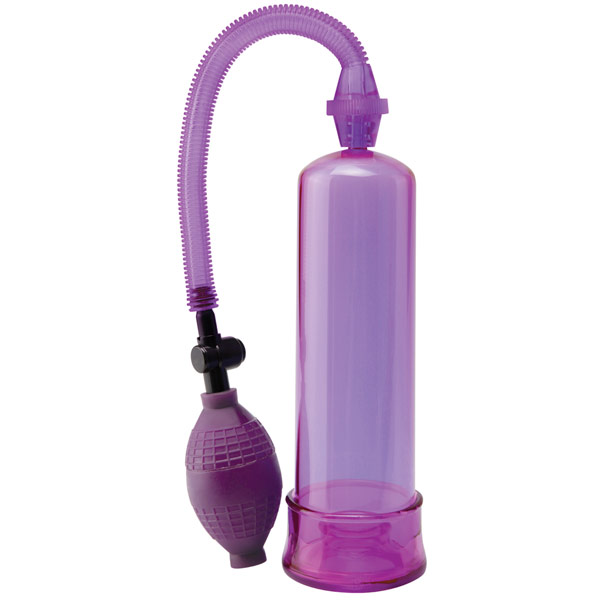 Pump Worx Beginners Power Penis Pump, Purple, Pipedream Products