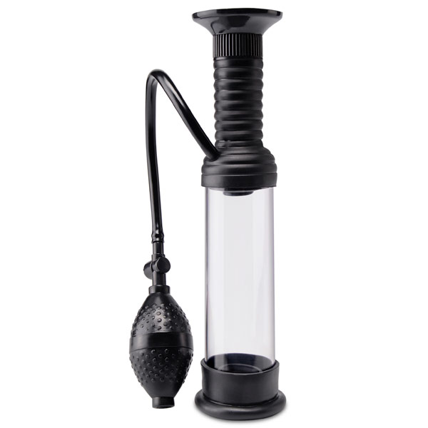 Pump Worx Vibrating Waterproof Wall Banger Penis Pump, Black, Pipedream Products