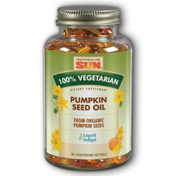 100% Vegetarian Pumpkin Seed Oil, 90 Softgels, Health From The Sun