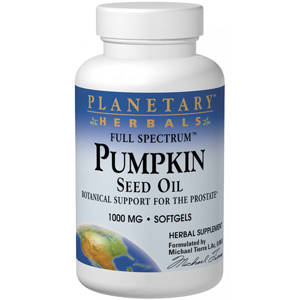 Pumpkin Seed Oil, Full Spectrum, 180 Softgels, Planetary Herbals