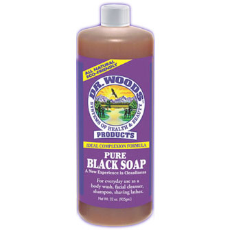 Pure Black Soap, 16 oz, Dr. Woods