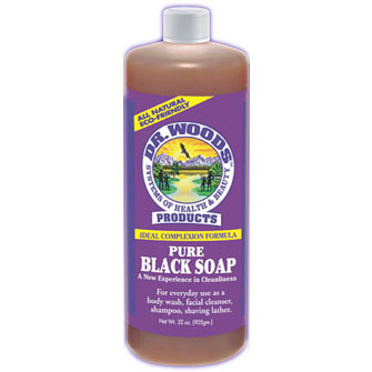 Dr. Woods Pure Black Soap, 16 oz, Dr. Woods