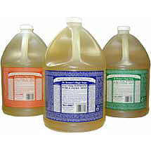 Dr. Bronner's Magic Soaps Pure Castile Liquid Soap Peppermint Oil 64 oz from Dr. Bronner's Magic Soaps