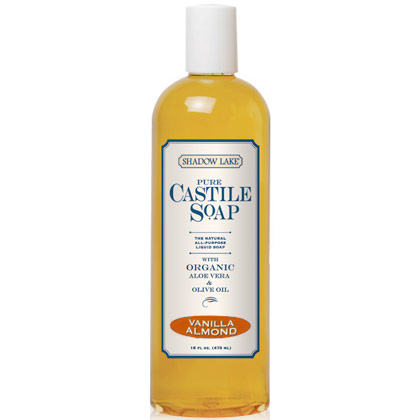 Shadow Lake Pure Castile Soap, Vanilla Almond, 16 oz, Shadow Lake