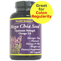 Health Support Mega Chia Seed, 90 Capsules, Health Support