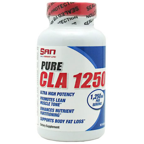 Pure CLA 1250, 90 Softgels, SAN Nutrition
