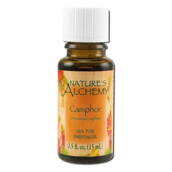 Pure Essential Oil Camphor, 0.5 oz, Natures Alchemy