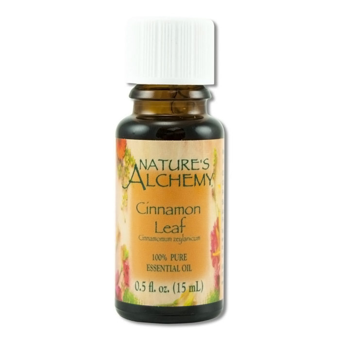Pure Essential Oil Cinnamon Leaf, 0.5 oz, Natures Alchemy