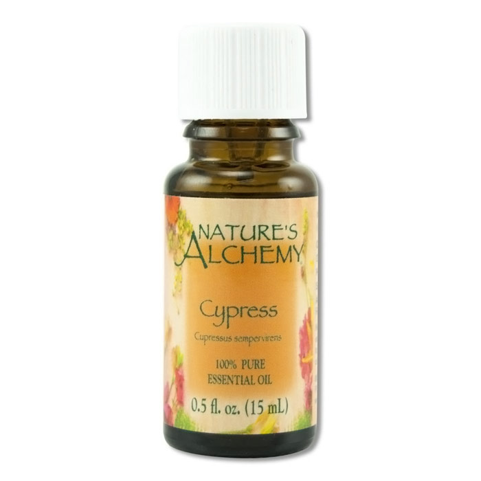Pure Essential Oil Cypress, 0.5 oz, Natures Alchemy