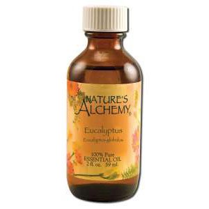 Pure Essential Oil Eucalyptus, 2 oz, Natures Alchemy