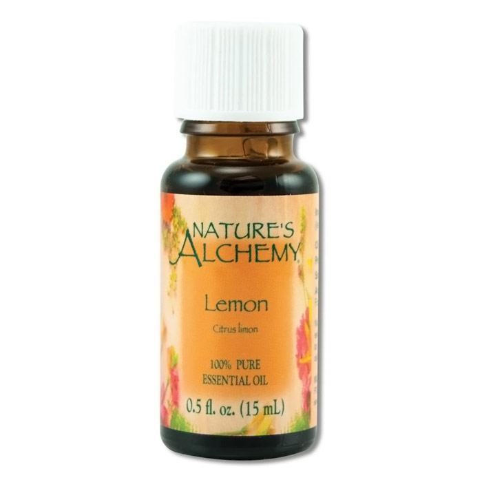 Pure Essential Oil Lemon, 0.5 oz, Natures Alchemy