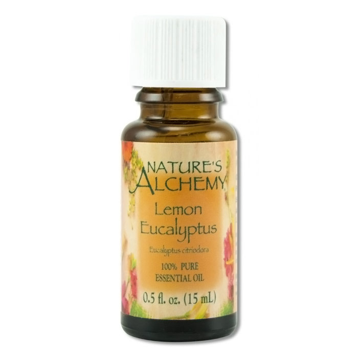 Pure Essential Oil, Lemon Eucalyptus, 0.5 oz, Natures Alchemy