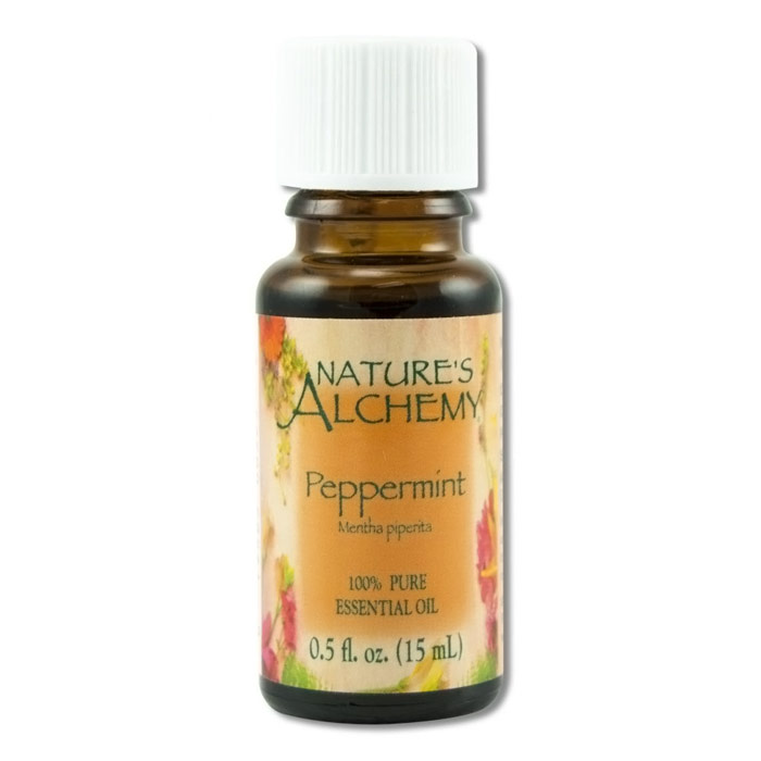 Pure Essential Oil Peppermint, 0.5 oz, Natures Alchemy