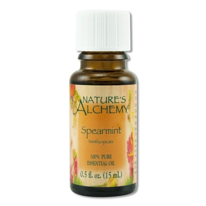 Pure Essential Oil Spearmint, 0.5 oz, Natures Alchemy