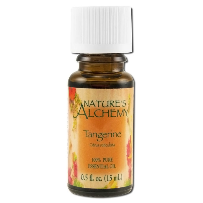 Pure Essential Oil Tangerine, 0.5 oz, Natures Alchemy