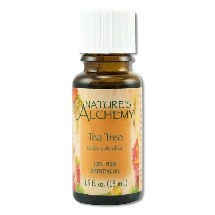 Nature's Alchemy Pure Essential Oil Tea Tree, 0.5 oz, Nature's Alchemy