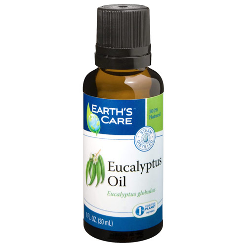 100% Natural & Pure Eucalyptus Oil, 1 oz, Earths Care