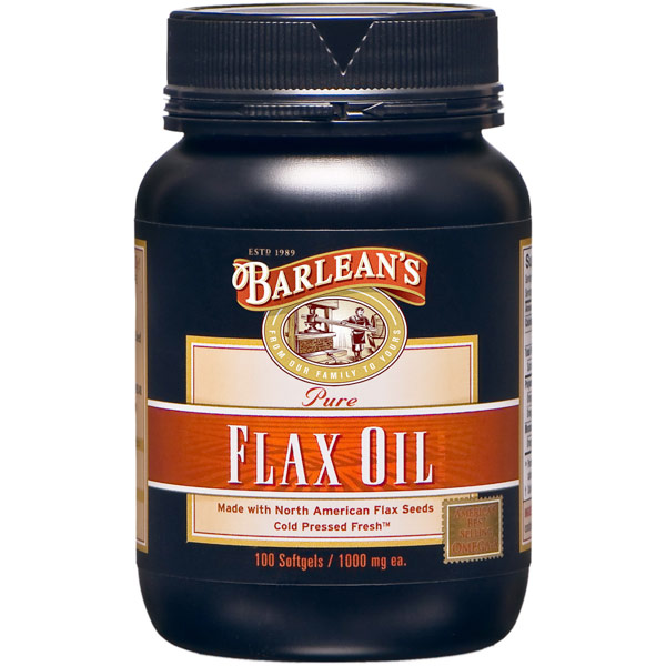 unknown Pure Flax Oil, 250 Softgels, Barlean's Organic Oils