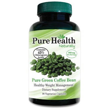 Pure Health Pure Health Pure Green Coffee Bean, Healthy Weight Management, 90 Vegetarian Capsules