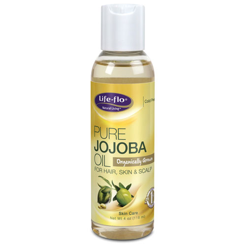 Life-Flo Life-Flo Pure Jojoba Oil Organic, For Hair, Skin & Scalp, 4 oz, LifeFlo