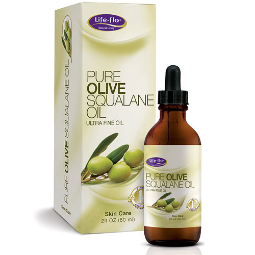 Life-Flo Pure Olive Squalane Oil, 2 oz, LifeFlo