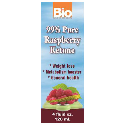 99% Pure Raspberry Ketone Liquid, 4 oz, Bio Nutrition Inc.