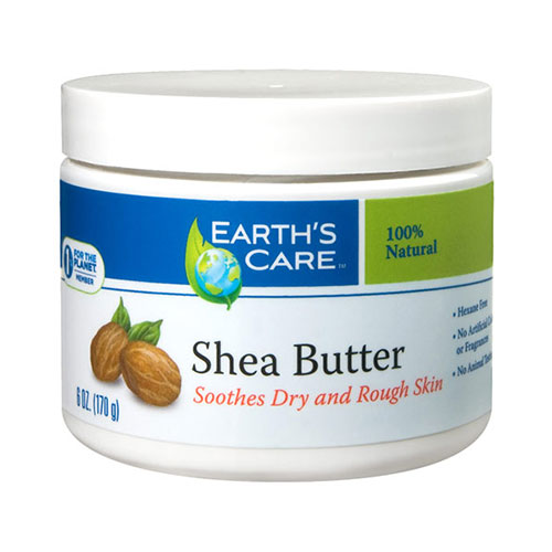 100% Natural & Pure Shea Butter, 6 oz, Earths Care