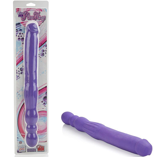 unknown Pure Skin Play Things Double Dong, Purple, California Exotic Novelties