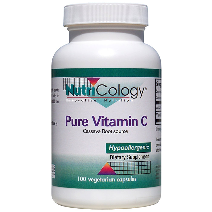 NutriCology/Allergy Research Group Pure Vitamin C Cassava 100 caps from NutriCology