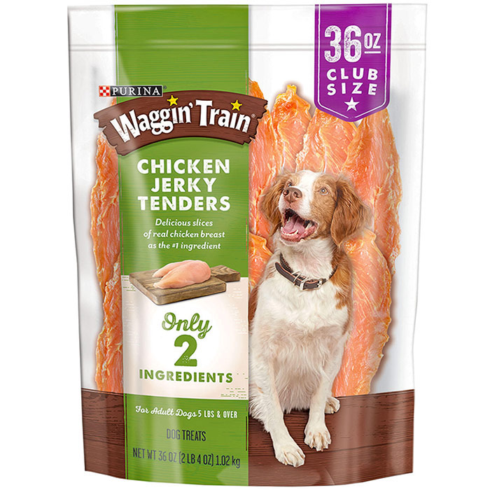 Purina Waggin Train Chicken Jerky Tenders Dog Treats, 36 oz
