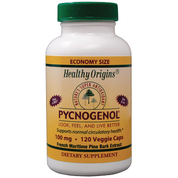 Pycnogenol 100 mg, 120 Veggie Caps, Healthy Origins