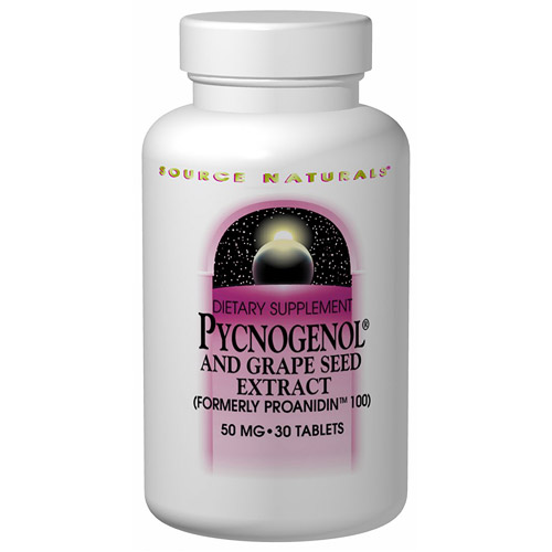 Pycnogenol 100mg 30 tabs from Source Naturals