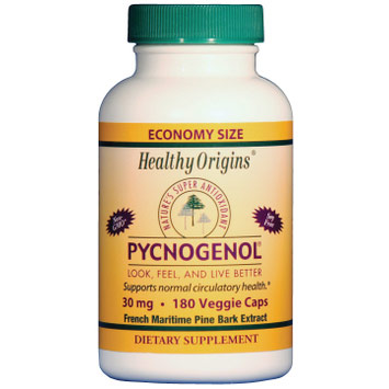 Pycnogenol 30 mg, 180 Veggie Caps, Healthy Origins