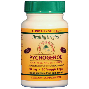 Pycnogenol 30 mg, 30 Veggie Caps, Healthy Origins
