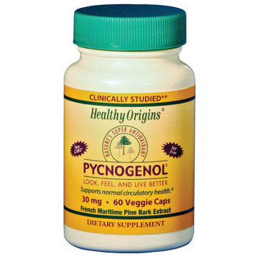 Pycnogenol 30 mg, 60 Veggie Caps, Healthy Origins