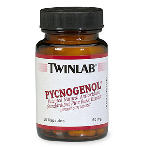 Pycnogenol (Pine Bark Extract) 50mg 60 caps from Twinlab